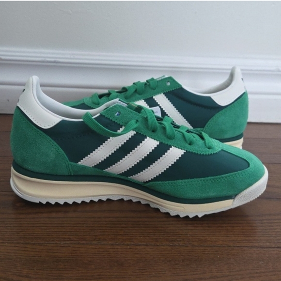Adidas SL 72 RS J Green unisex Sneakers Size 5 - NEW WITH BOX - Picture 5 of 10